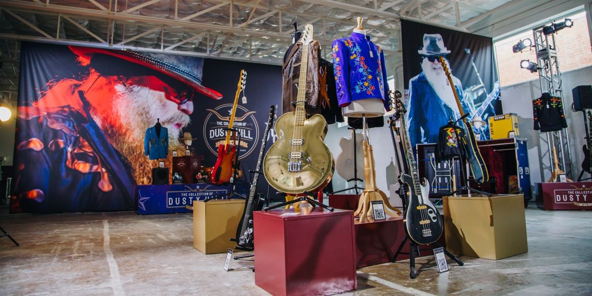 ZZ Top's Dusty Hill Three Day Auction Sells 100% Lots & Nets $3 Million at Julien's Auctions In Dallas