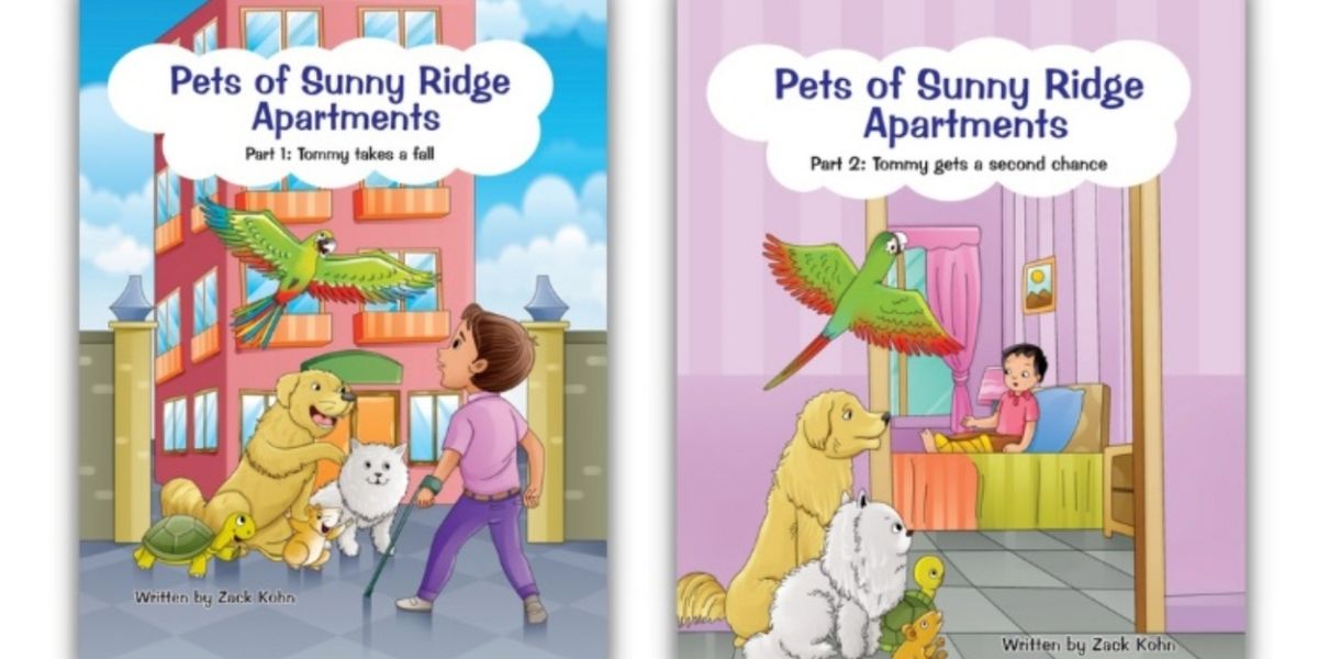 Zack Kohn Releases New Children's Book Series - Pets Of Sunny Ridge Apartments
