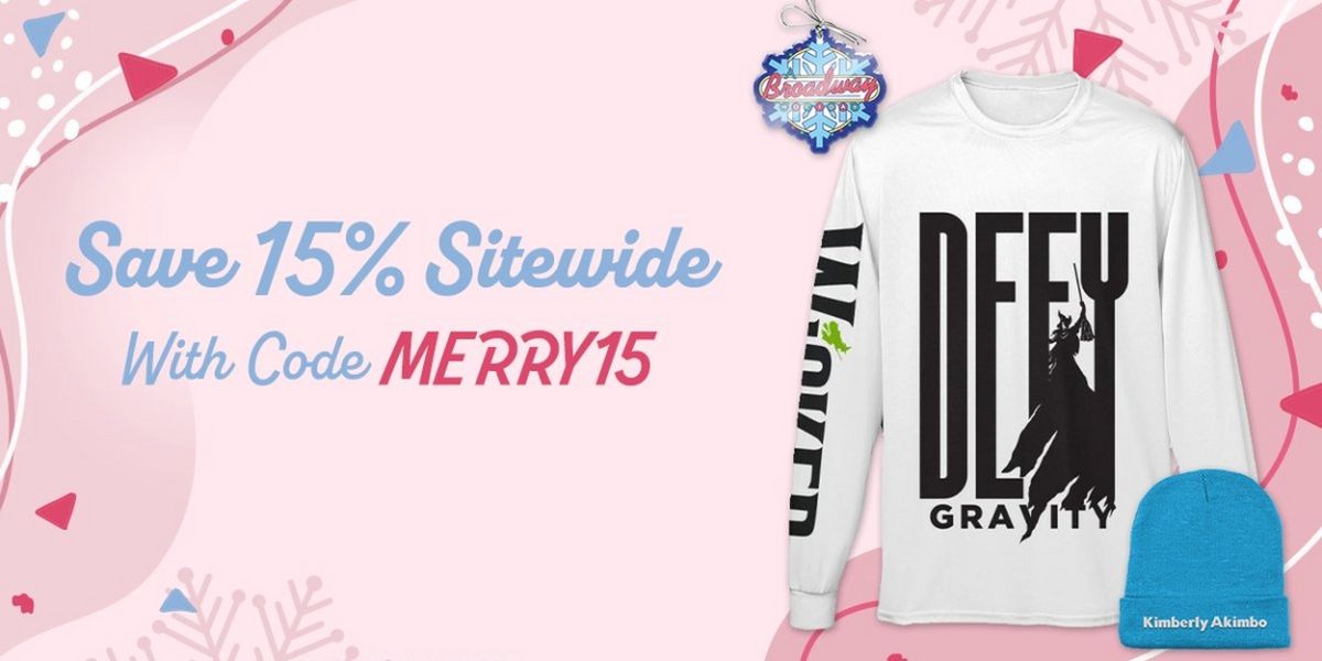 Get 15% Off Your Favorite Broadway Show Merch for Holidays in July