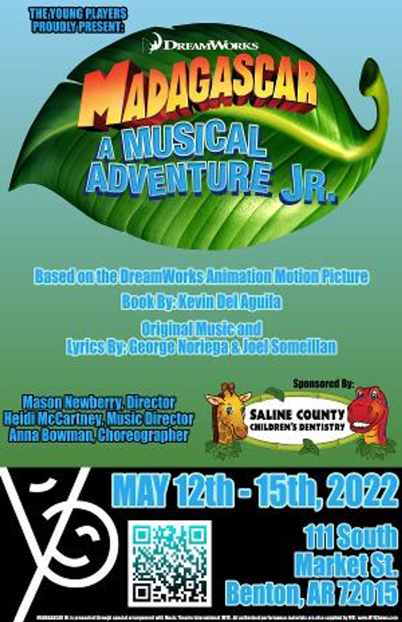 The Young Players Present MADAGASCAR - A MUSICAL ADVENTURE JR.  Image