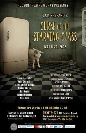 Hudson Theatre Works Presents CURSE OF THE STARVING CLASS in May  Image