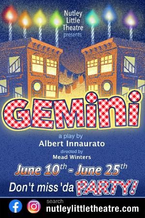 Nutley Little Theatre Presents GEMINI by Albert Innaurato  Image