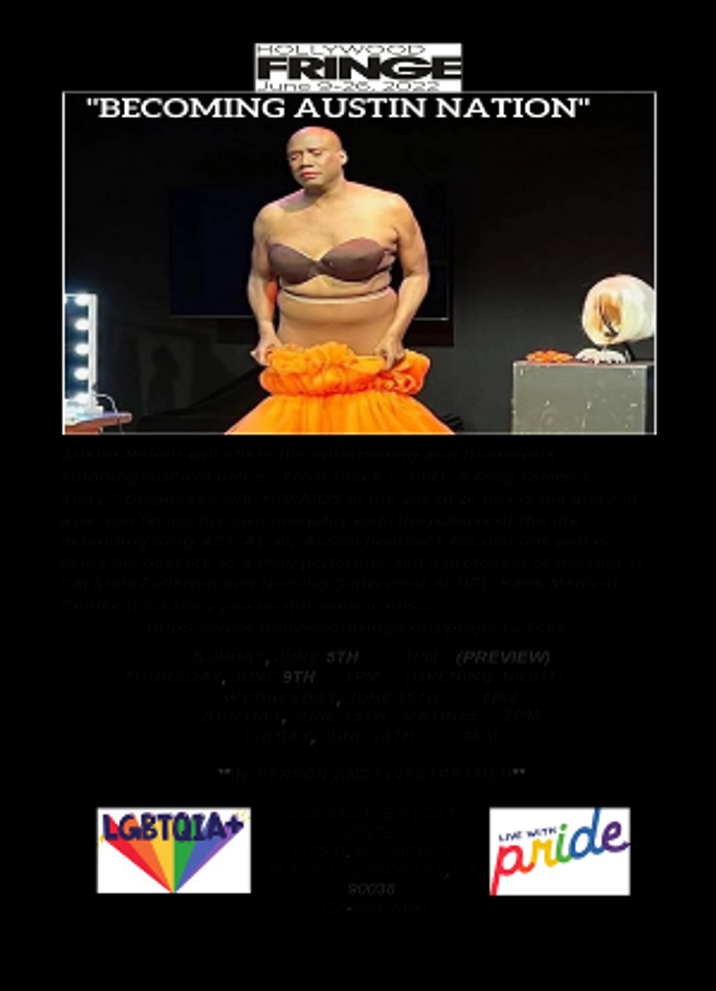 Austin Nation Brings FROM CRACK TO PHD to Renberg Theatre at the Los Angeles LGBT Center  Image