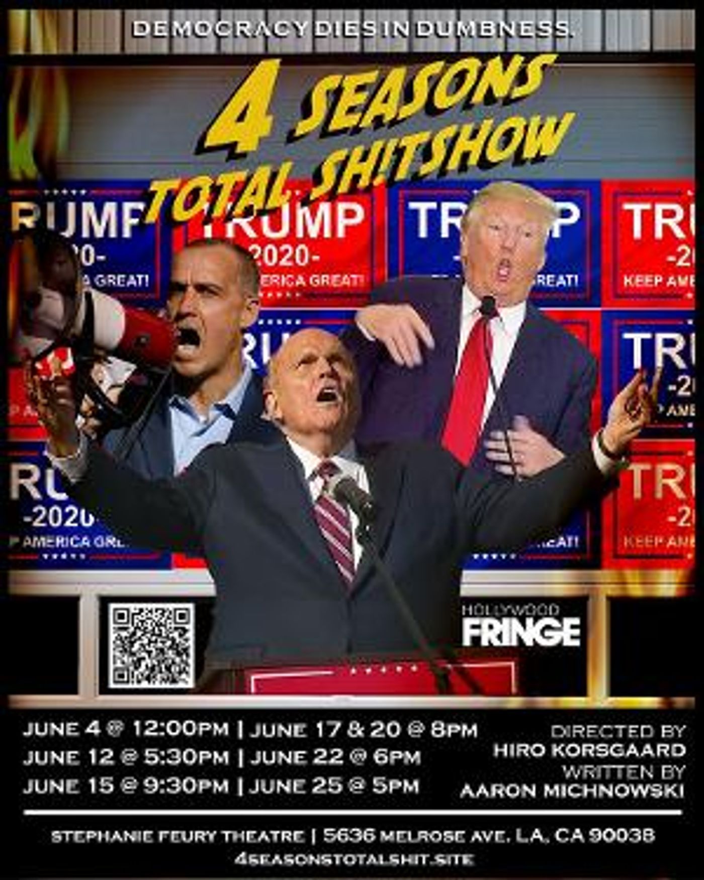 The World Premiere Of 4 SEASONS TOTAL SH!TSHOW Comes to Hollywood Fringe in June  Image