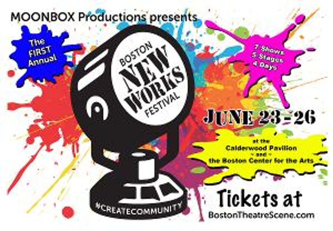 Moonbox Productions' Presents First Ever Boston New Works Festival, June 23- 26  Image