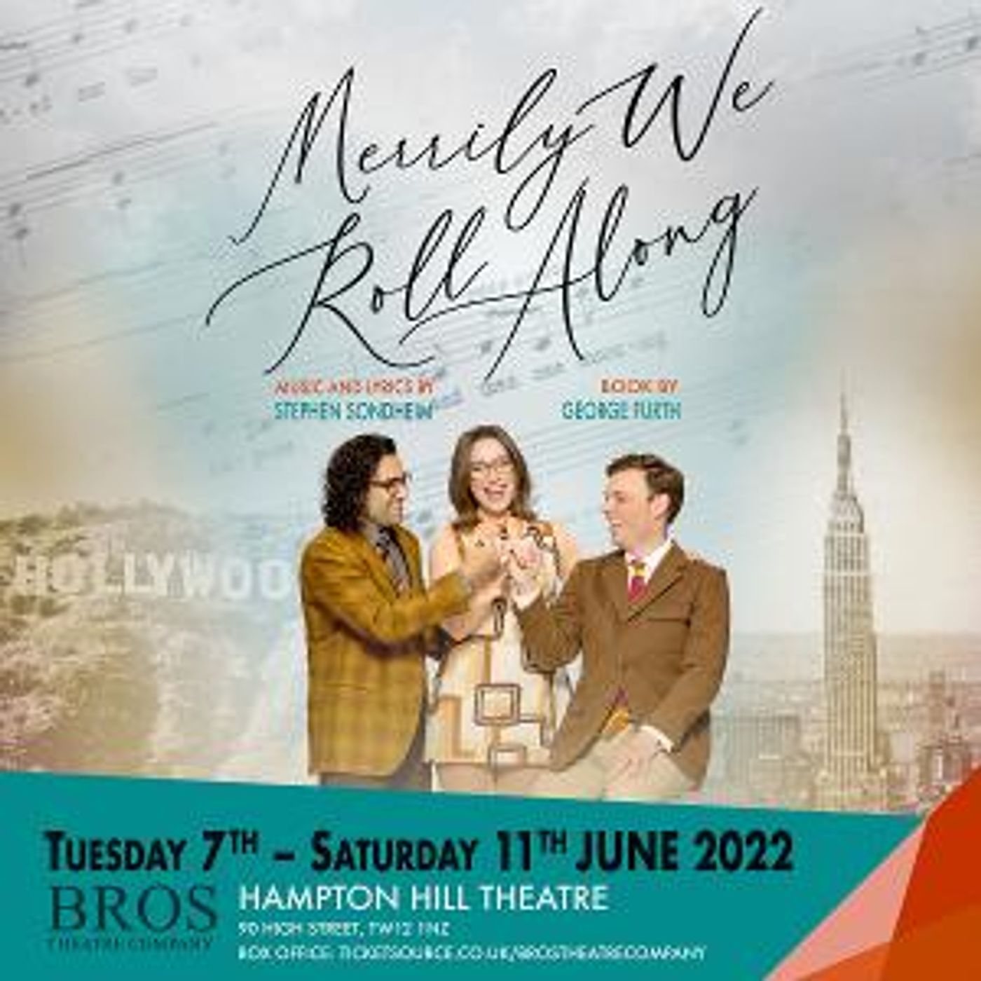 BROS Theatre Company To Perform MERRILY WE ROLL ALONG At Hampton Hill Theatre  Image
