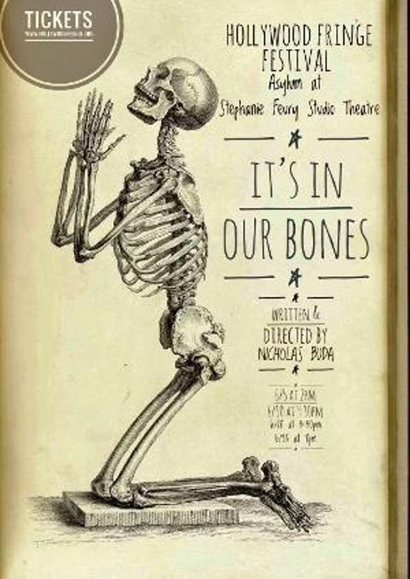 IT'S IN OUR BONES Comes to the Hollywood Fringe Festival  Image
