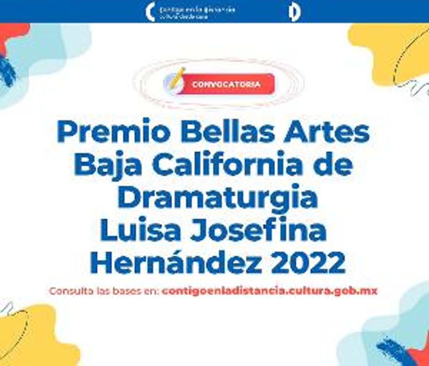 Abren Convocatoria Para El Premio Bellas Artes Baja California De Dramaturgia Luisa Josefina Hernández 2022  Image