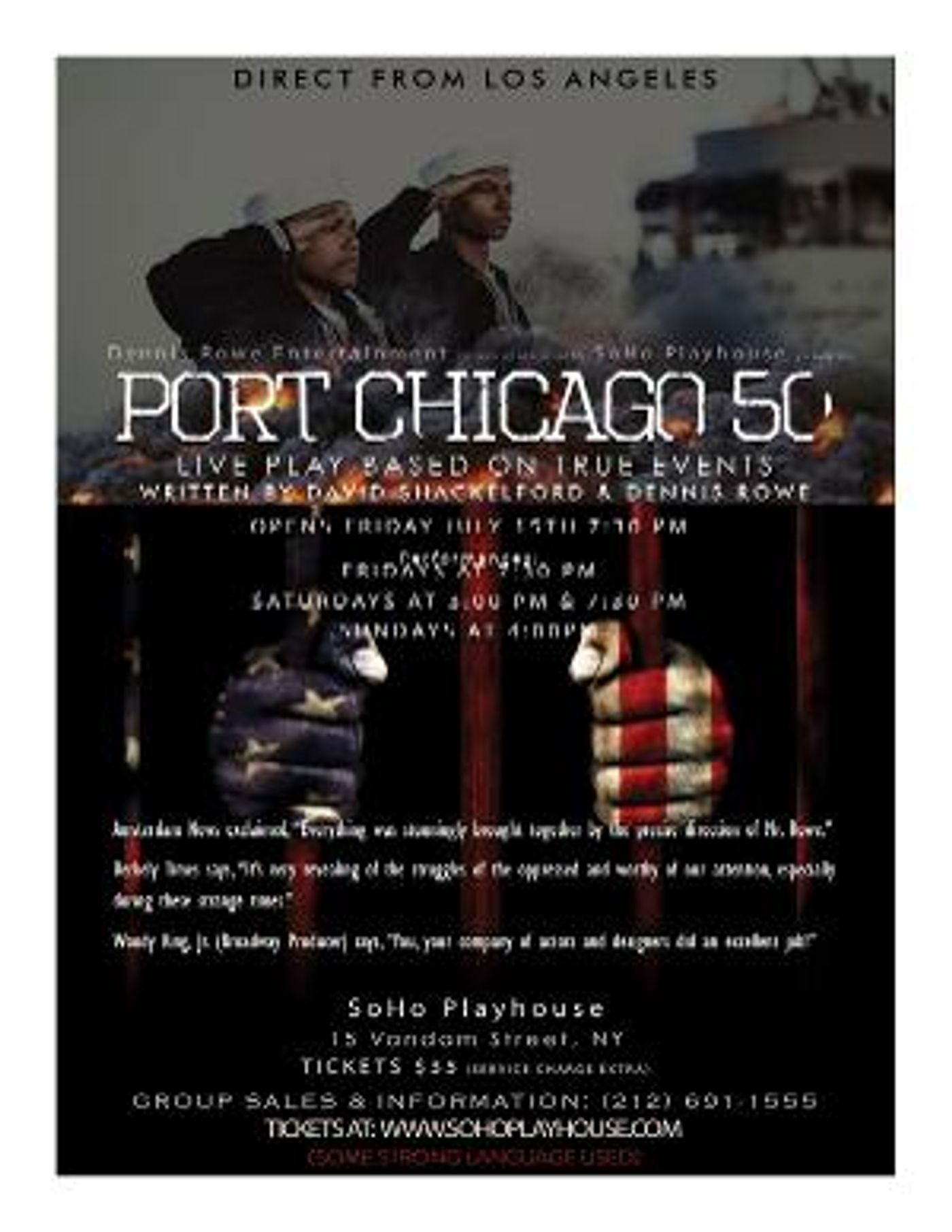 PORT CHICAGO 50 A Play About 1944 Port Chicago Blast Performs At Soho Playhouse  Image