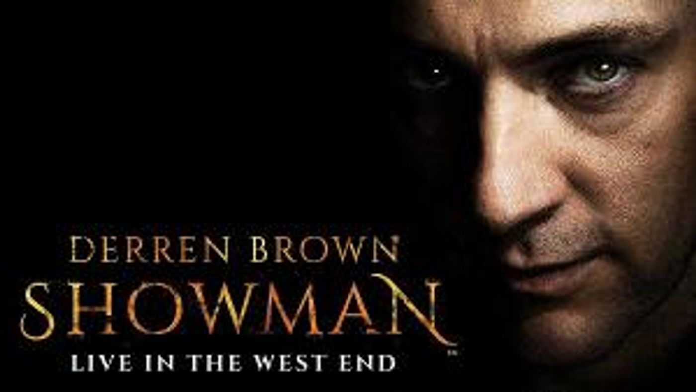 Derren Brown Brings SHOWMAN to the West End in December  Image