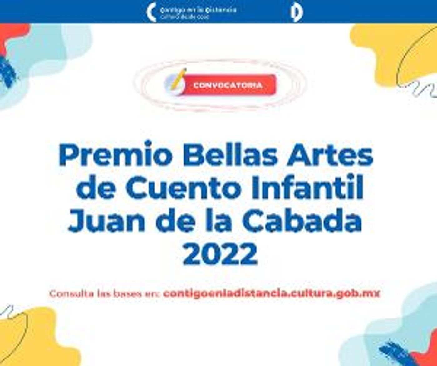 Abren Convocatoria Al Premio Bellas Artes De Cuento Infantil “Juan De La Cabada” 2022  Image