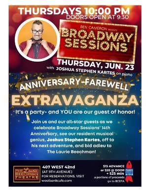 BROADWAY SESSIONS Bids Adieu To The Laurie Beechman Theatre After 10 Years  Image
