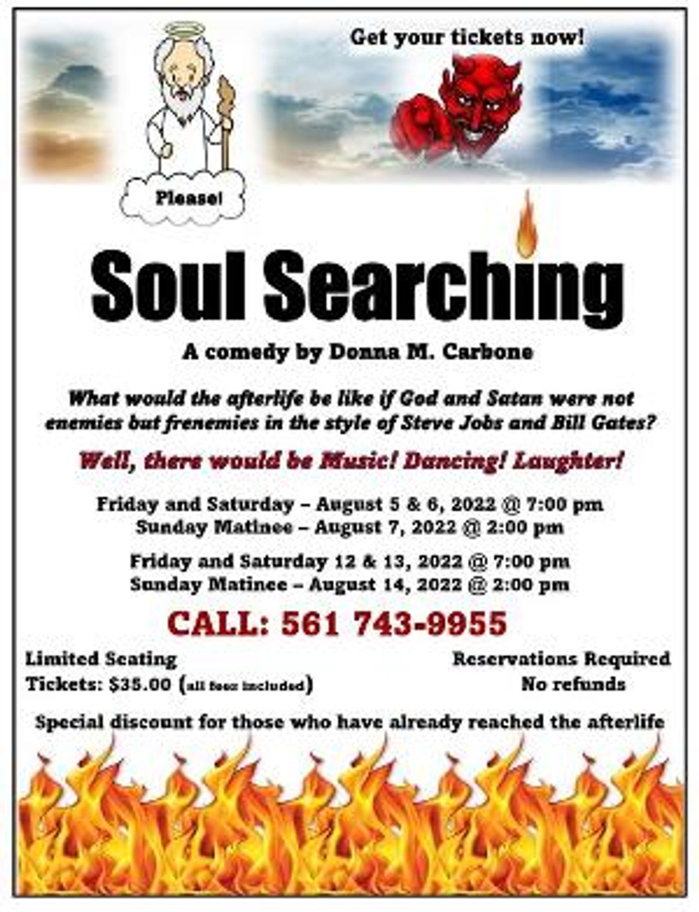 Palm Beach Institute for the Entertainment Arts Premieres Hilarious New Comedy SOUL SEARCHING  Image