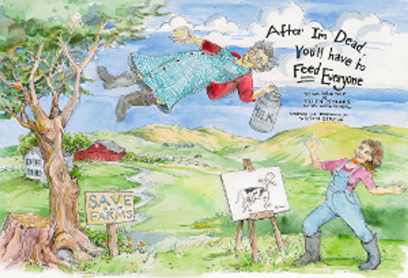 AFTER I'M DEAD, YOU'LL HAVE TO FEED EVERYONE Comes to the Historic Restored Barn at Straus Home Ranch on Tomales Bay  Image