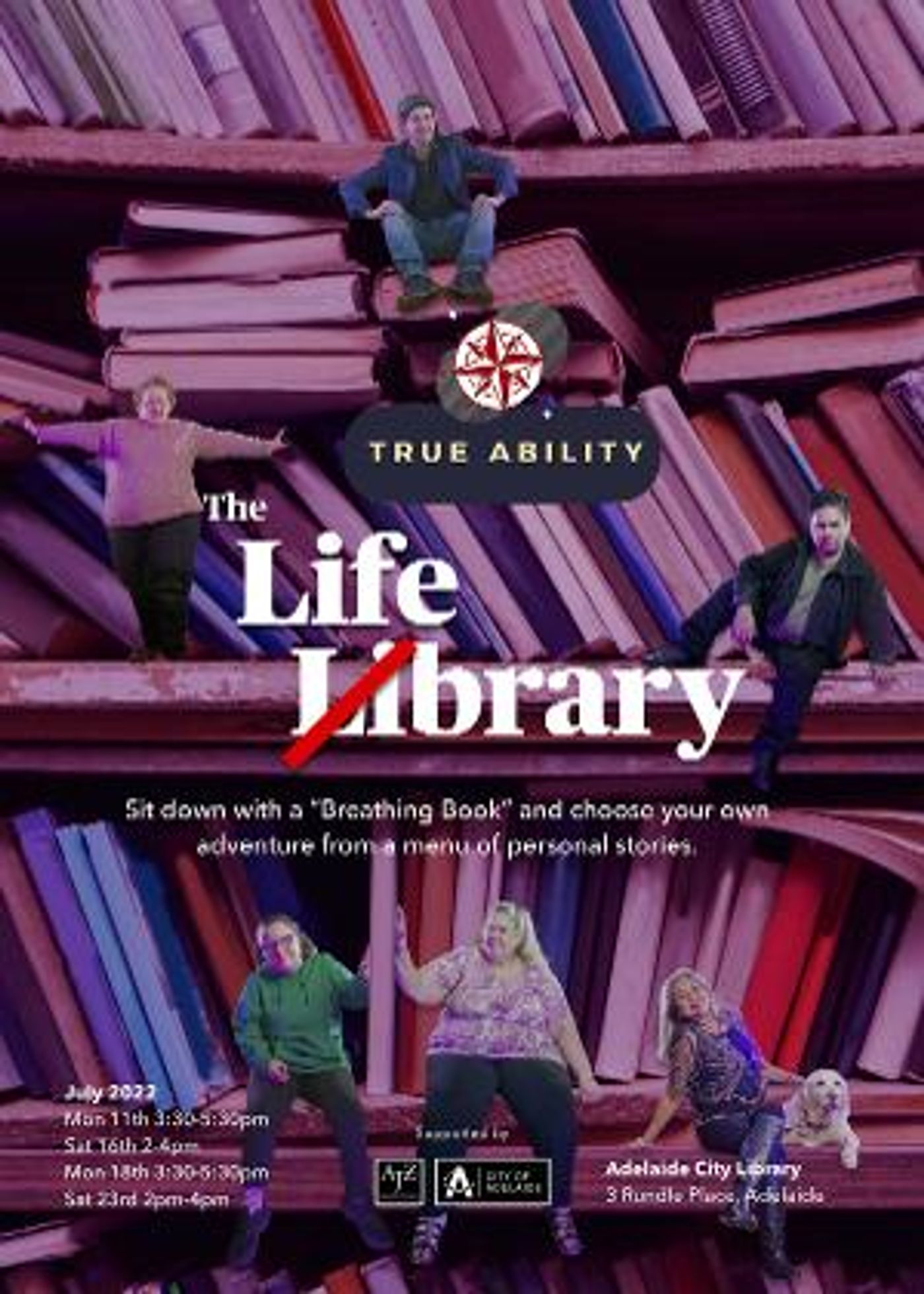 THE LIFEBRARY Comes to Adelaide in July  Image