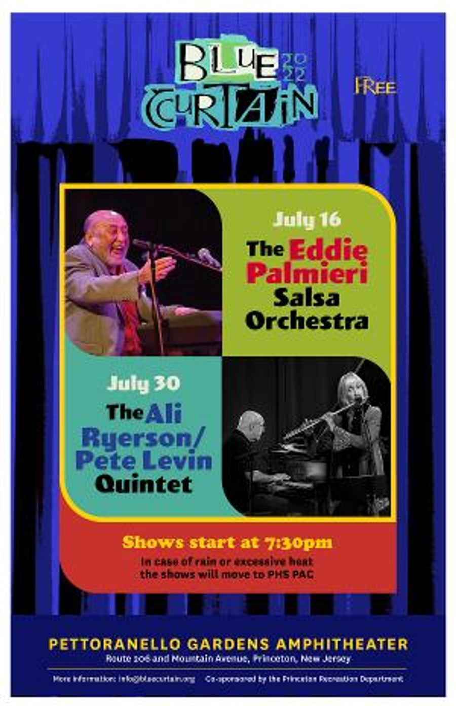 Blue Curtain Presents Two Free Concerts, Saturdays This July At Pettoranello Gardens Amphitheater Image