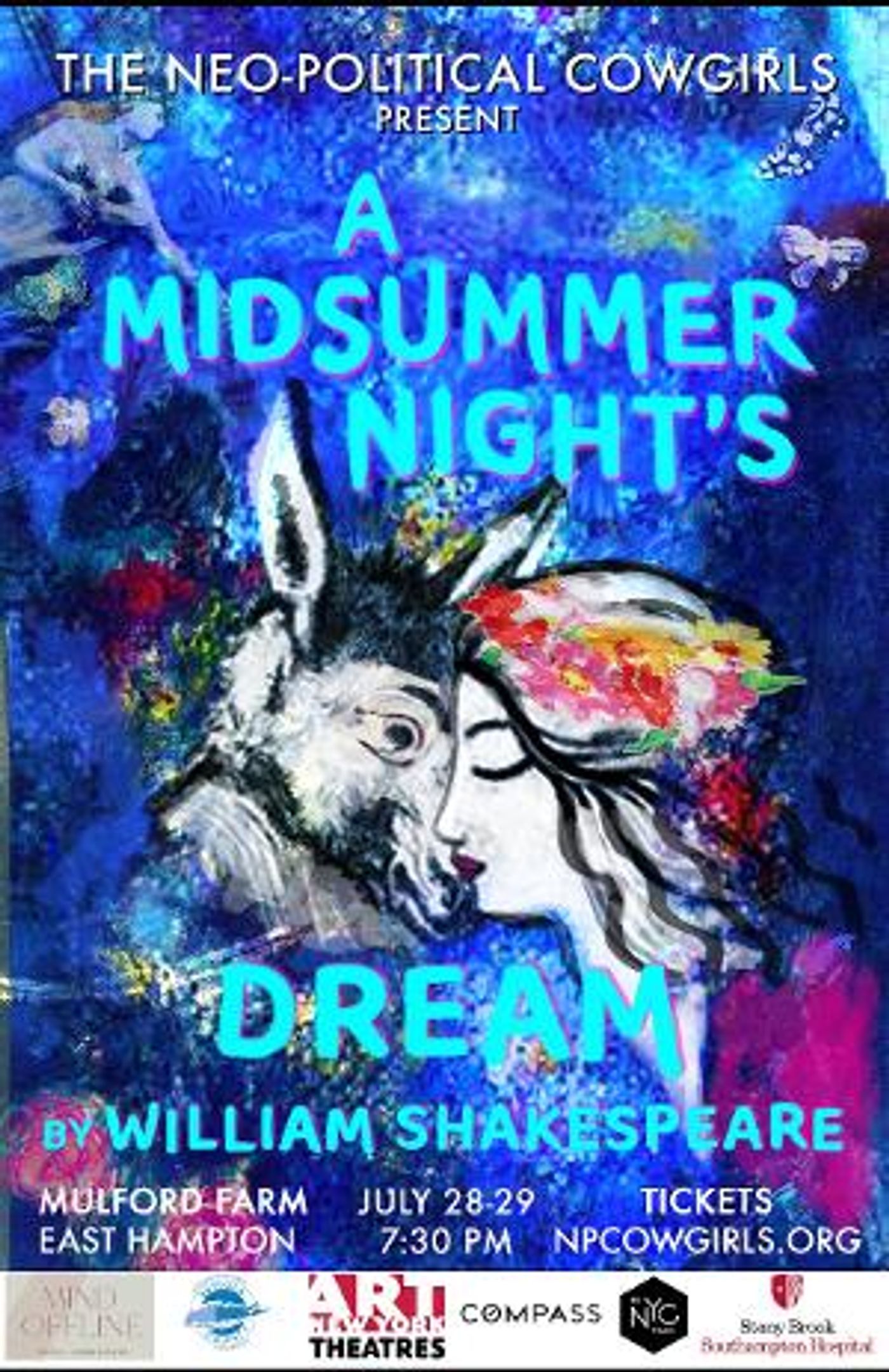 The Neo-Political Cowgirls Present A MIDSUMMER NIGHT'S DREAM This Month  Image