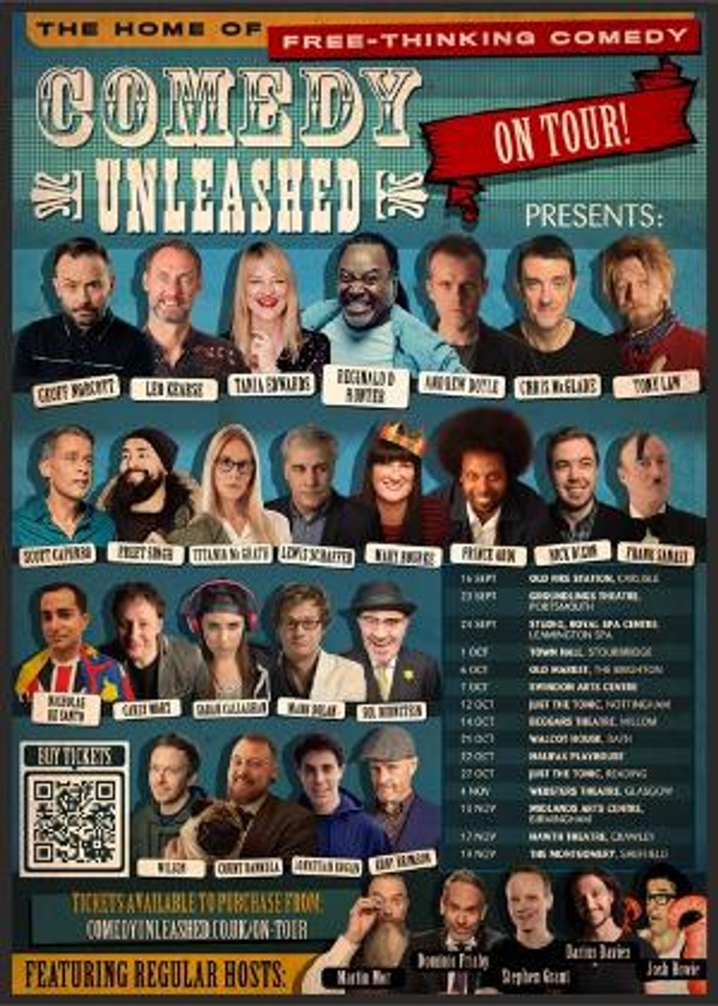 COMEDY UNLEASHED Will Embark on a National Tour in Autumn 2022  Image