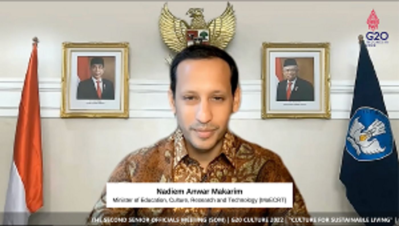 MoECRT of the Republic of Indonesia Encourages Sustainable Living through Global Arts and Culture Recovery Fund  Image