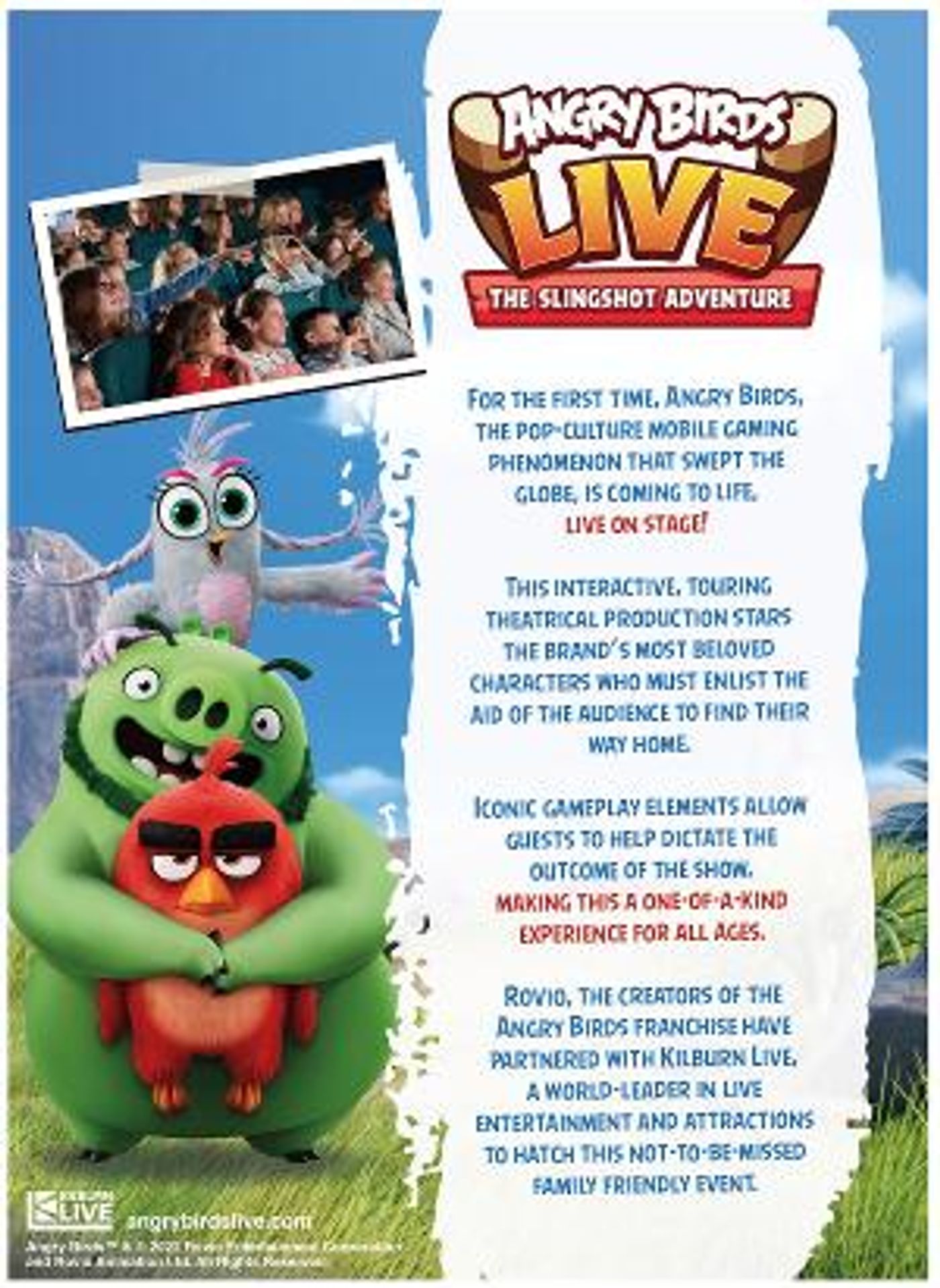 ANGRY BIRDS LIVE On Stage Will Tour in 2023  Image