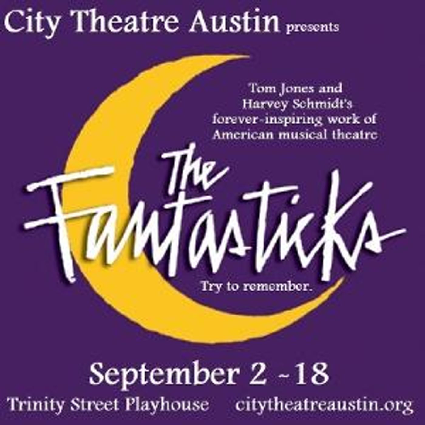 THE FANTASTICKS Comes to City Theatre Austin Next Month  Image