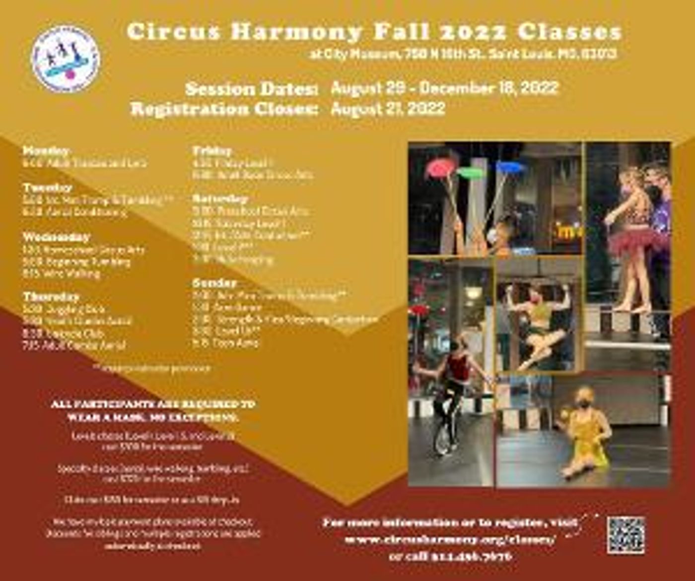 Circus Harmony Flies Into Fall With Classes For All Ages  Image