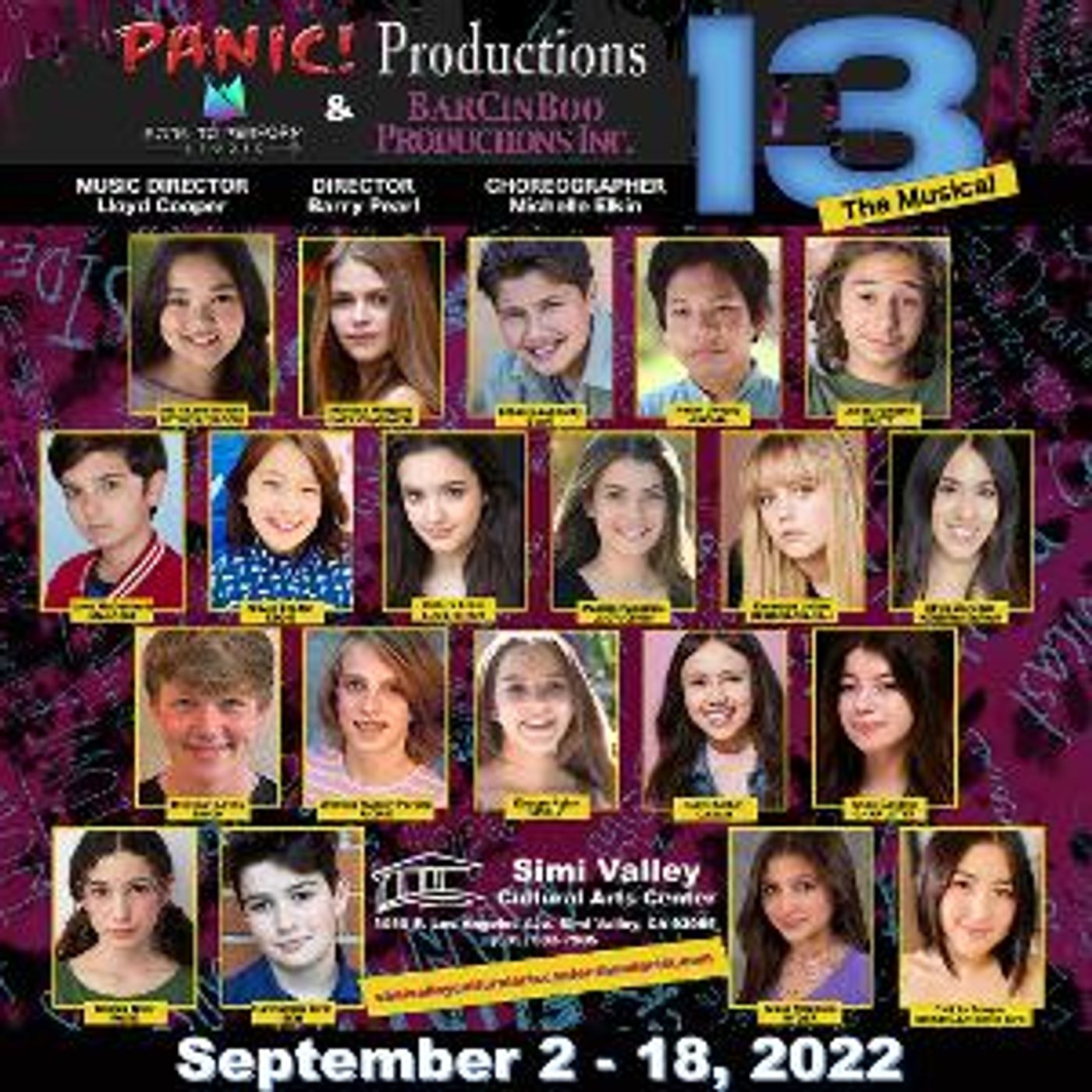 13 THE MUSICAL Opens Next Month at Simi Valley Cultural Arts Center  Image