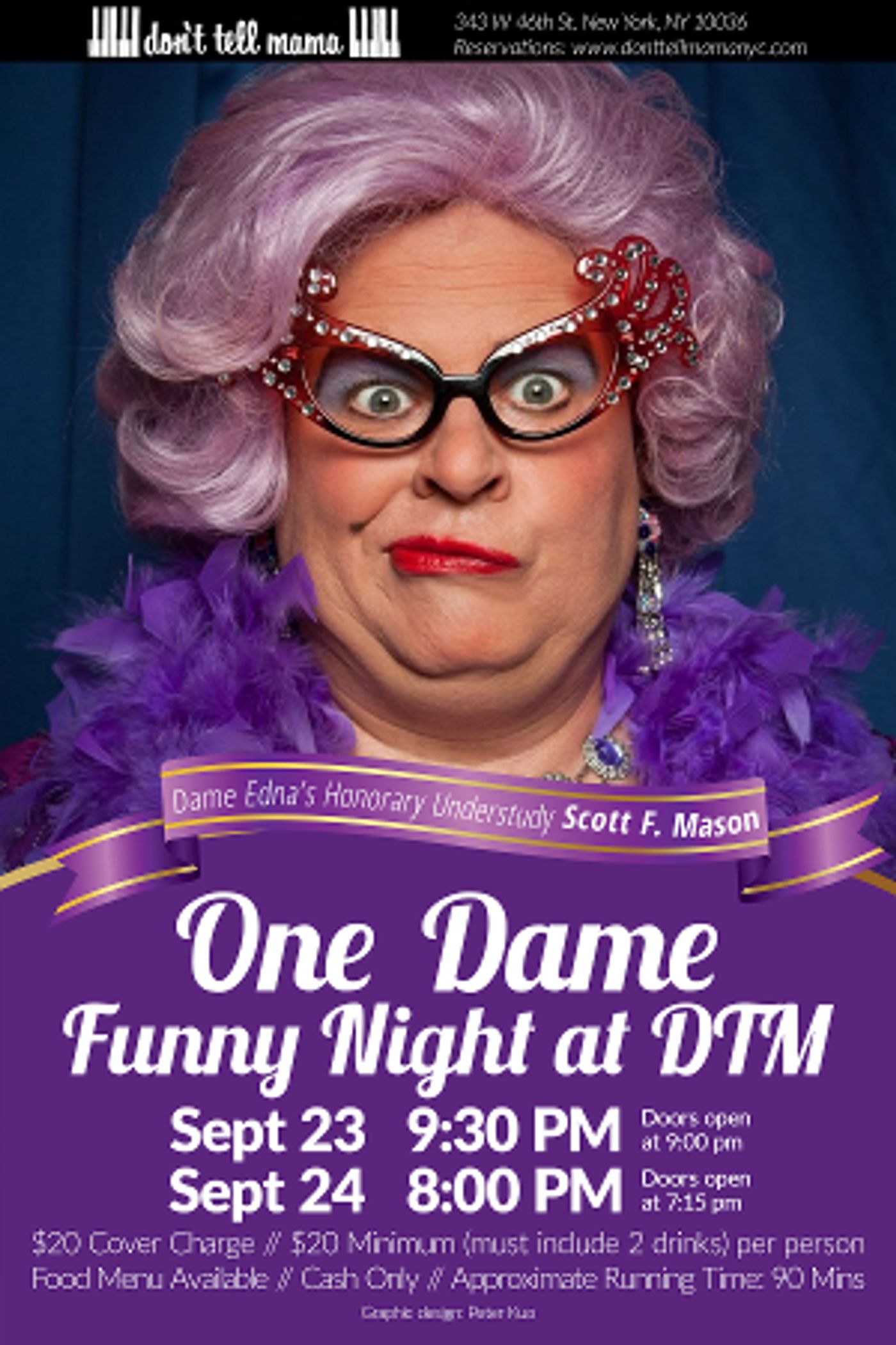 Dame Edna's Honorary Understudy Scott F. Mason Comes to Don't Tell Mama  Image