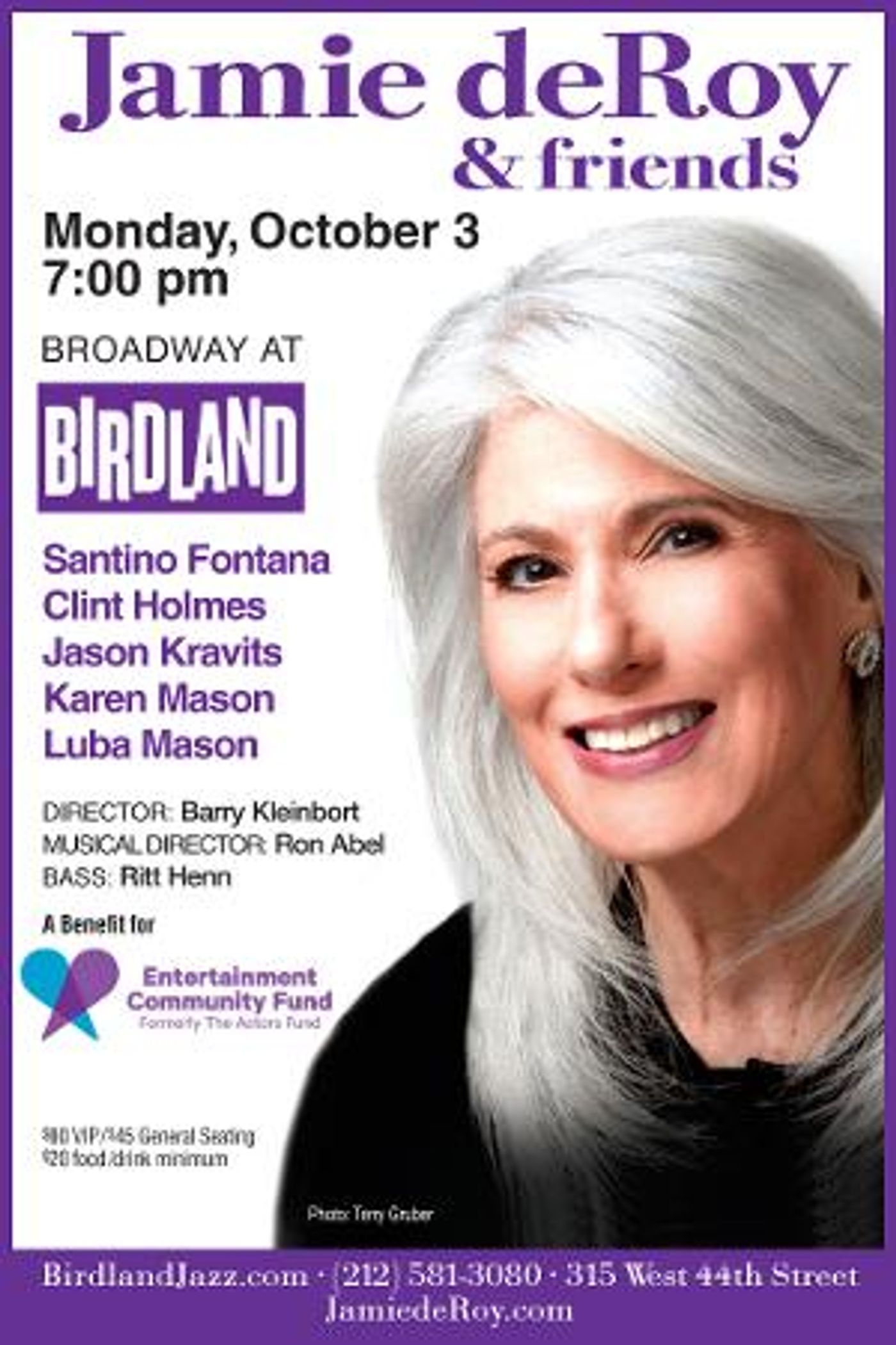 Santino Fontana, Clint Holmes, and More Join Jamie DeRoy & Friends Benefit For The Entertainment Community Fund  Image