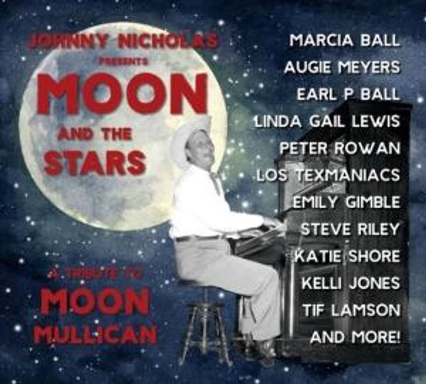 Johnny Nicholas To Release MOON AND THE STARS: A TRIBUTE TO MOON MULLICAN  Image