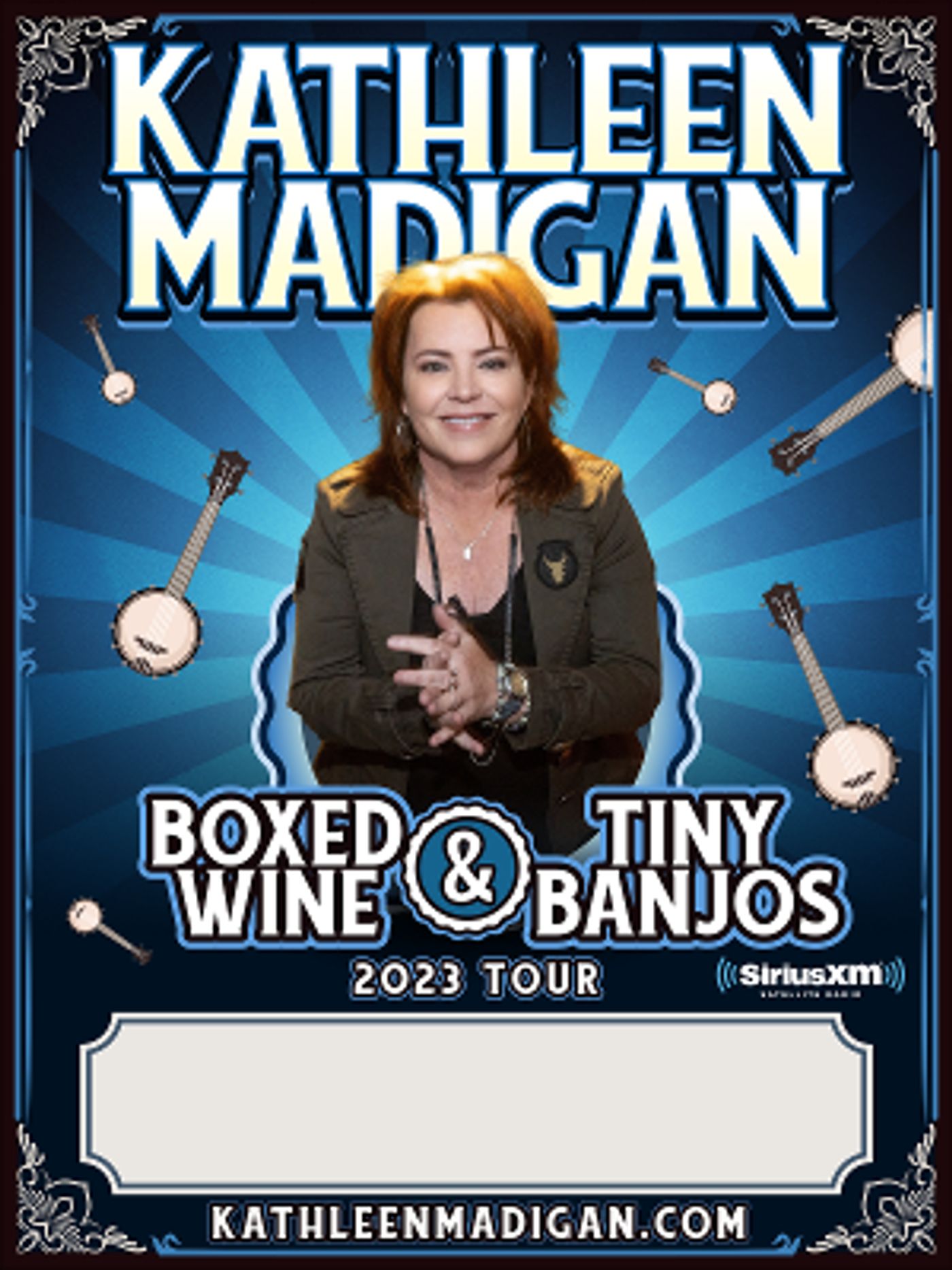 Comedian Kathleen Madigan Announces THE BOXED WINE & TINY BANJOS 2023 TOUR  Image