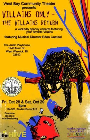 West Bay Community Theater Presents VILLAINS ONLY - THE VILLAINS RETURN  Image