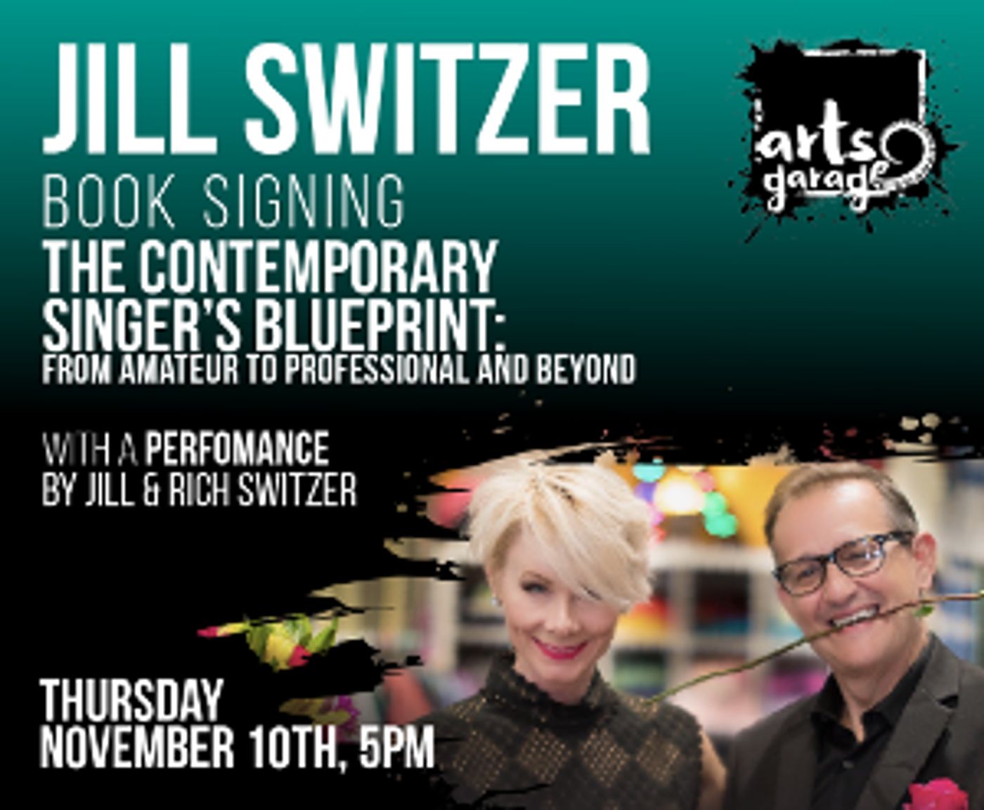 Arts Garage Will Host a Book Signing and Discussion With Singer Jill Switzer Next Month  Image
