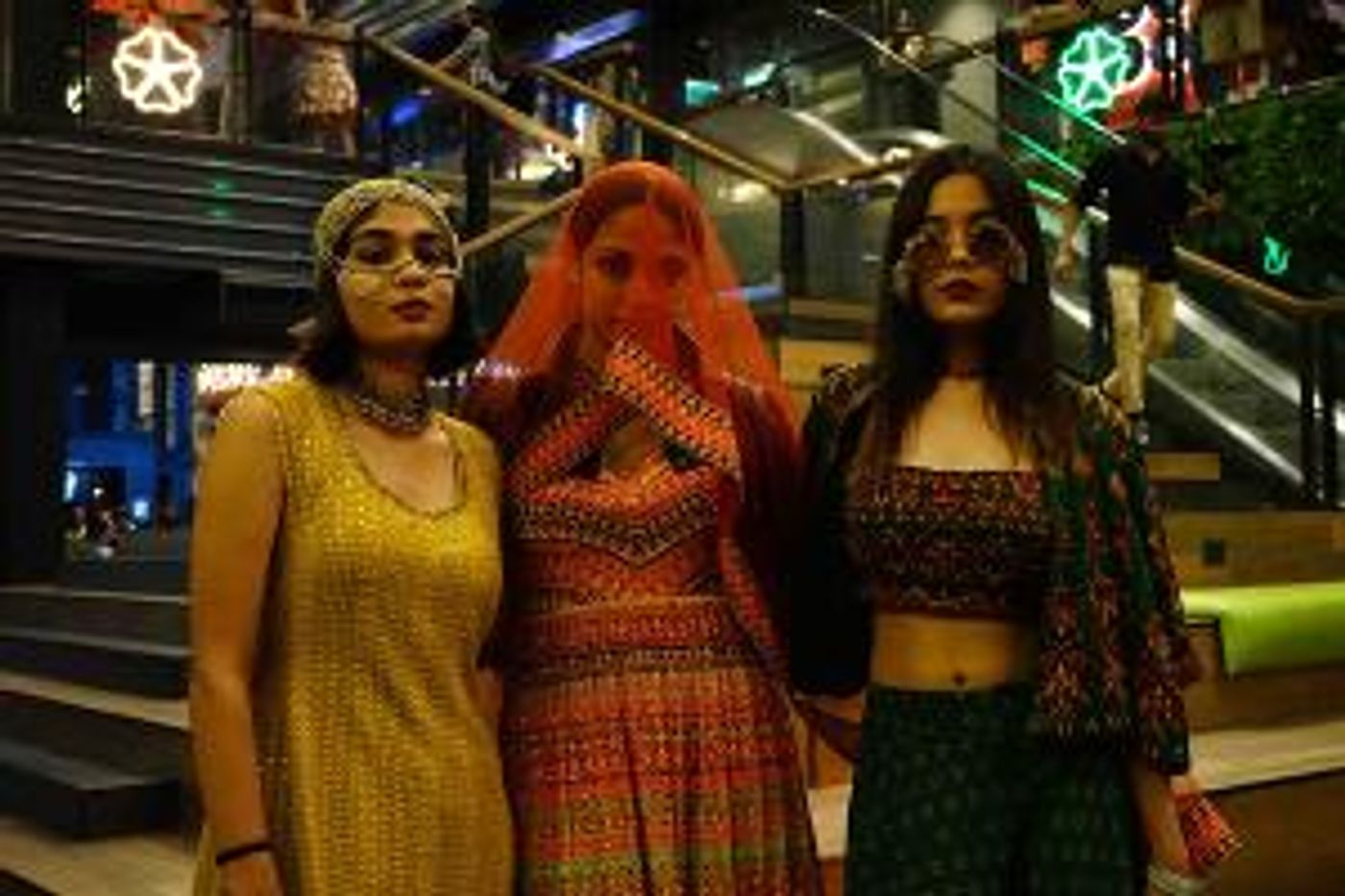 World University Of Design Students Walk The Ramp For Label Ritu Kumar, Mulmul and Frontier Raas At DLF Avenue  Image