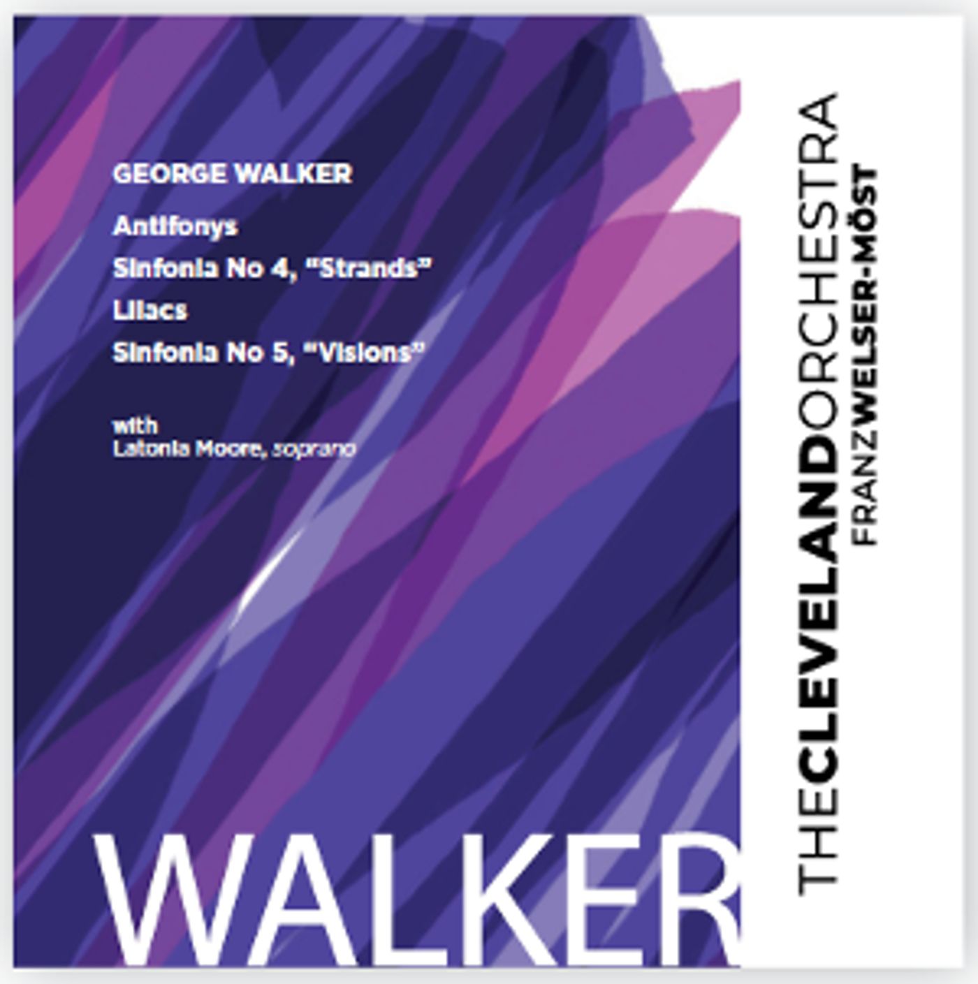 The Cleveland Orchestra George Walker Recording Available Worldwide November 4  Image