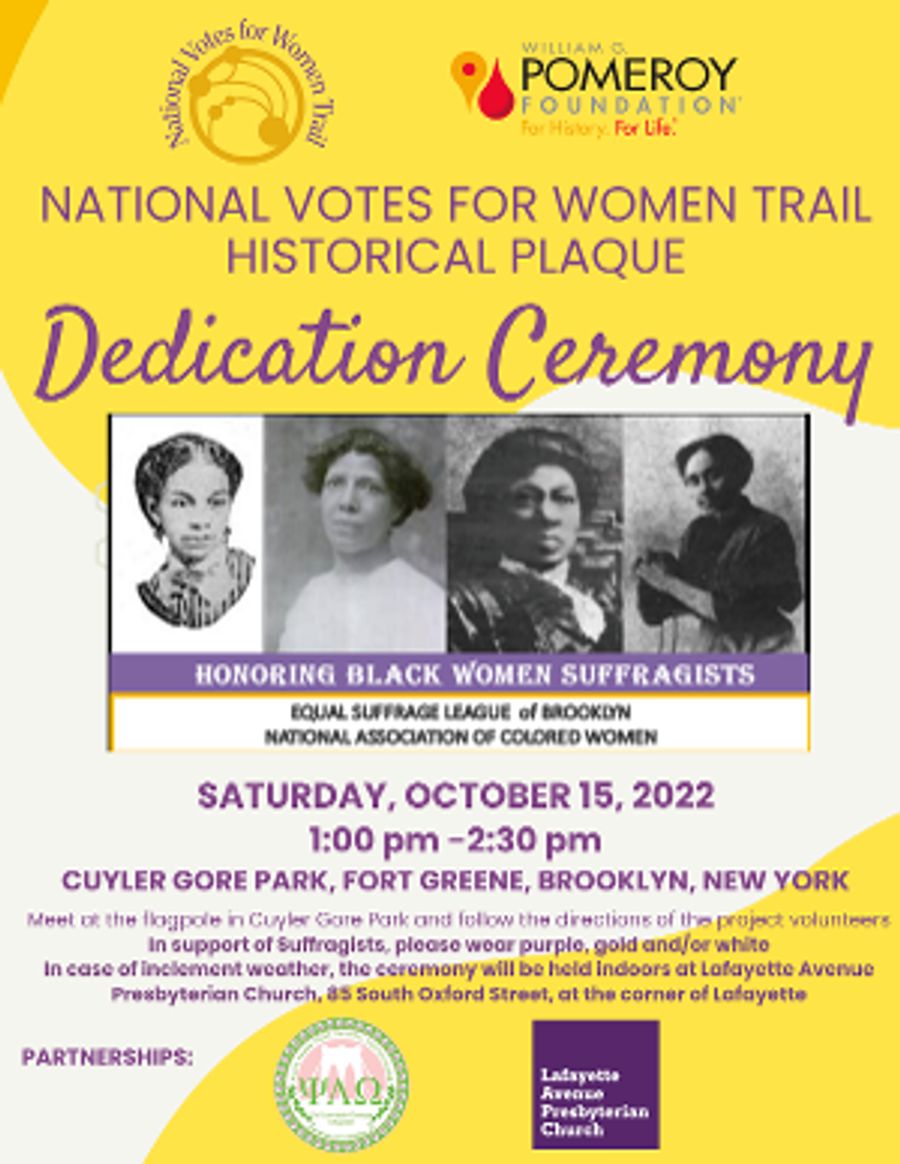 Brooklyn To Honor Black Woman Suffragists at Cuyler-Gore Park In Fort Greene Image