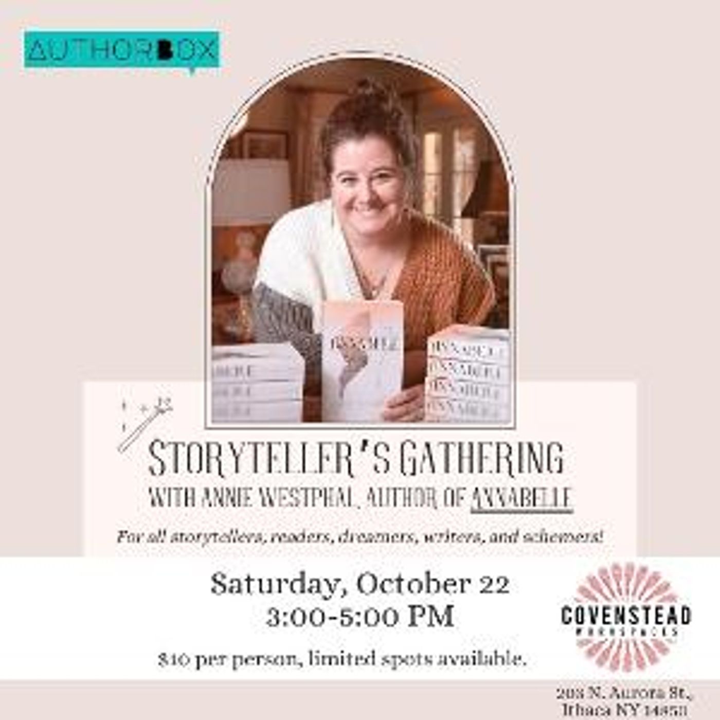 Literary Workshop 'Storyteller's Gathering' With Local Author Comes to Covenstead Workspaces This Month  Image