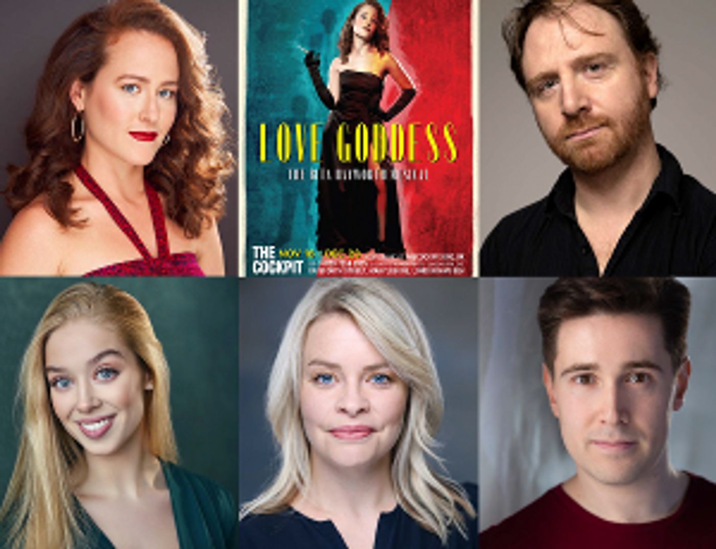 Almog Pail, Simon Kane, Imogen Kinglsey-Smith, Jane Quinn, and More Will Lead LOVE GODDESS The Rita Hayworth Musical at The Cockpit  Image