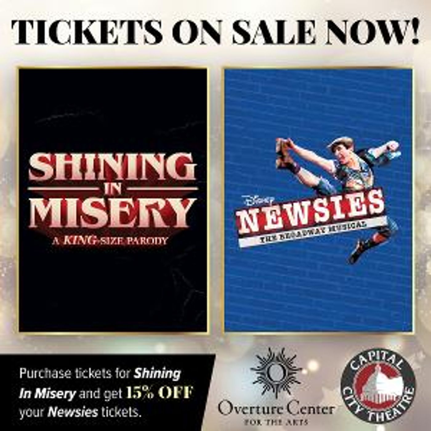 Capital City Theatre 2022-2023 Season to Feature NEWSIES and More  Image