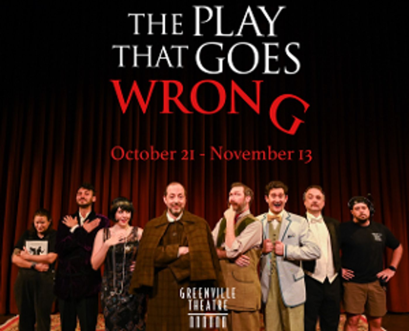 Greenville Theatre Presents Regional Premiere of THE PLAY THAT GOES WRONG  Image