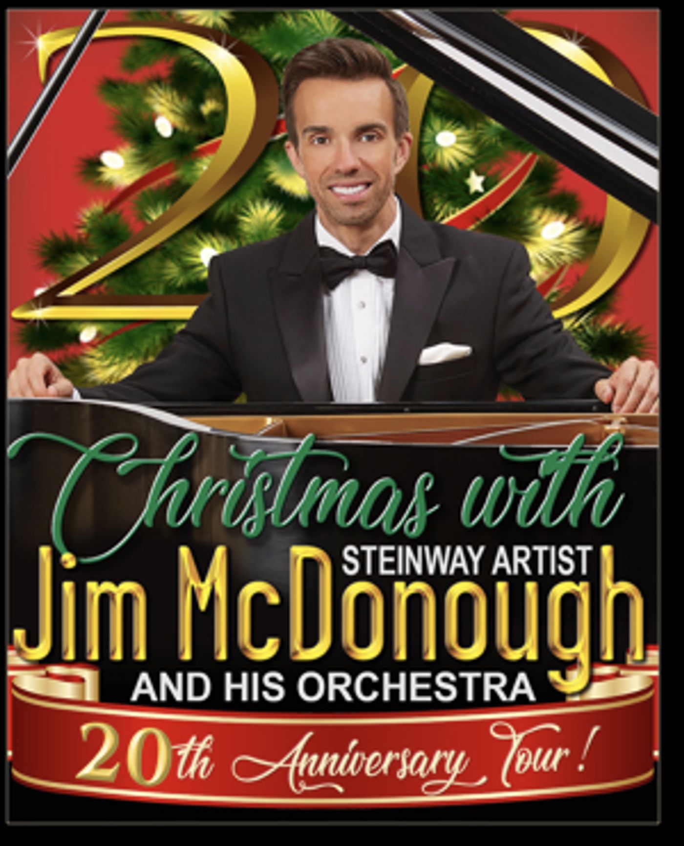 International Steinway Artist Jim McDonough Announces Holiday Concert Tour and Celebrates 20 Years in Show Business  Image