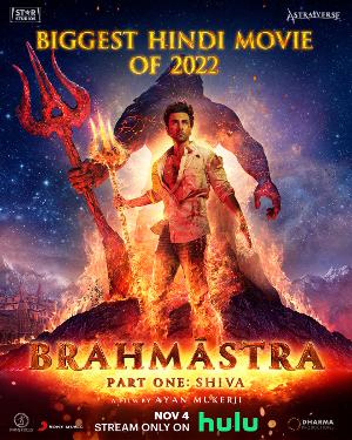 BRAHMĀSTRA PART ONE: SHIVA to Stream Exclusively on Hulu  Image