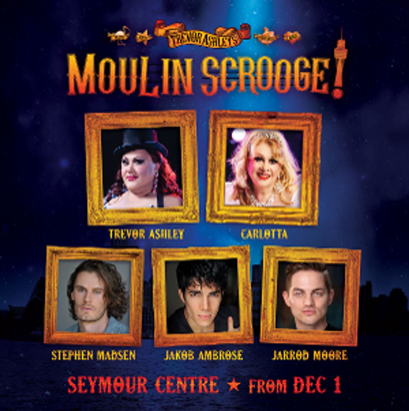 Cast Announced For MOULIN SCROOGE! at Sydney's Seymour Centre  Image