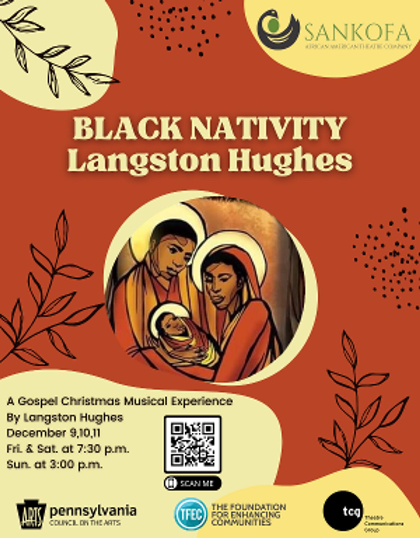 Sankofa African American Theatre Company Presents Langston Hughes' BLACK NATIVITY  Image