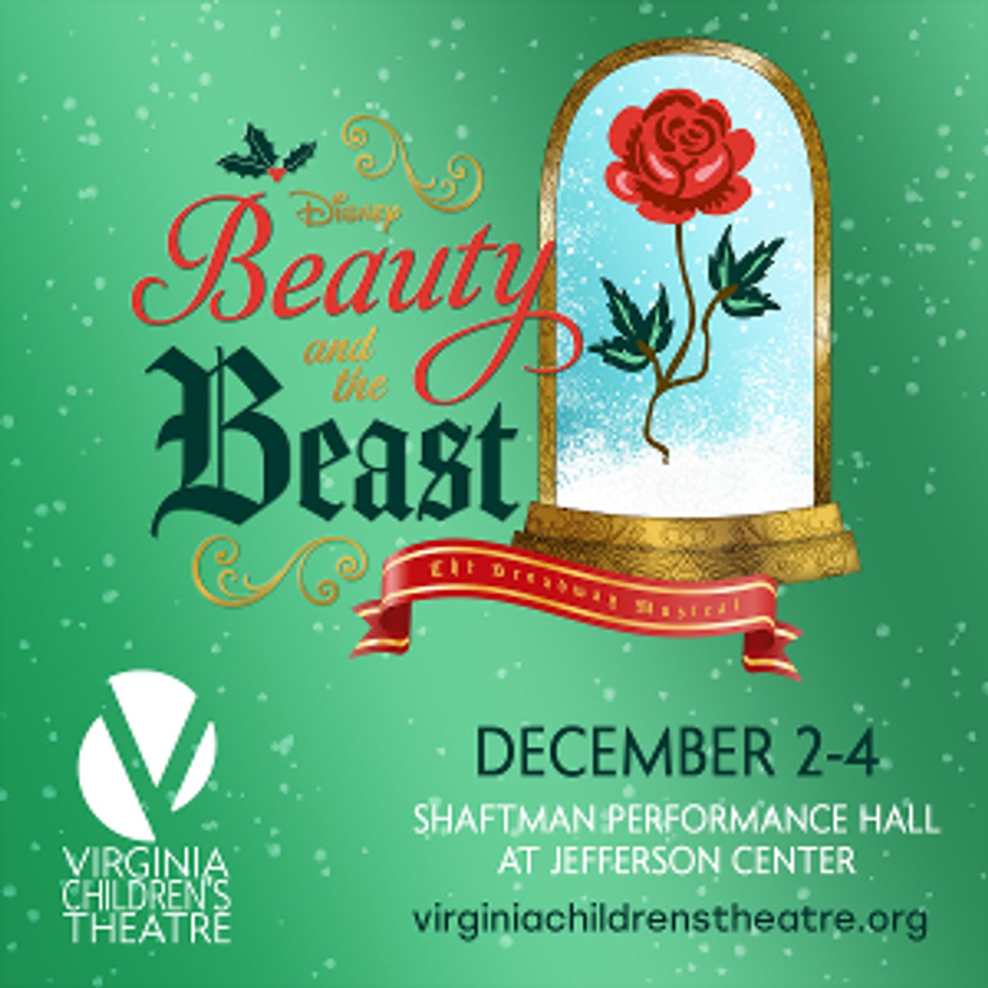 BEAUTY AND THE BEAST Takes The Stage At Virginia Children's Theatre This Holiday Season  Image