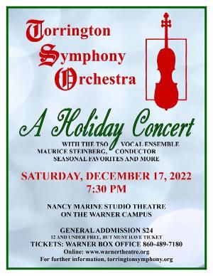 Torrington Symphony Orchestra to Present A HOLIDAY CONCERT in December  Image