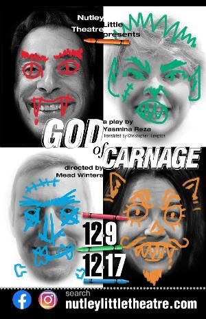 Nutley Little Theatre Presents GOD of CARNAGE by Yasmina Reza  Image
