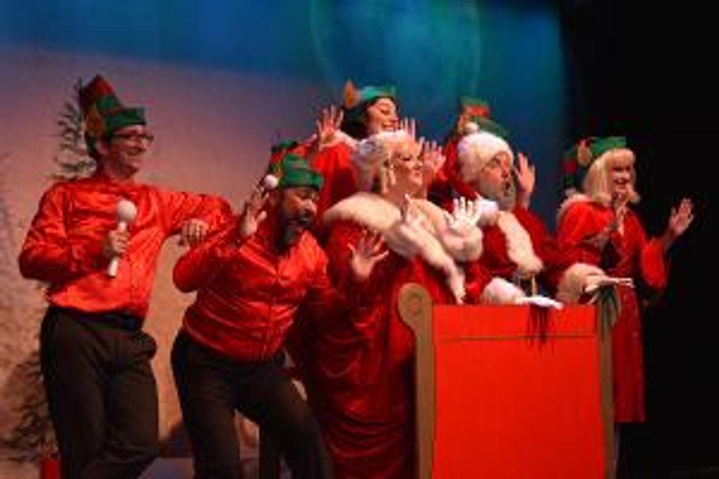 HA! HA! HO! The Holiday Show Opens In The Off Broadway Palm  Image