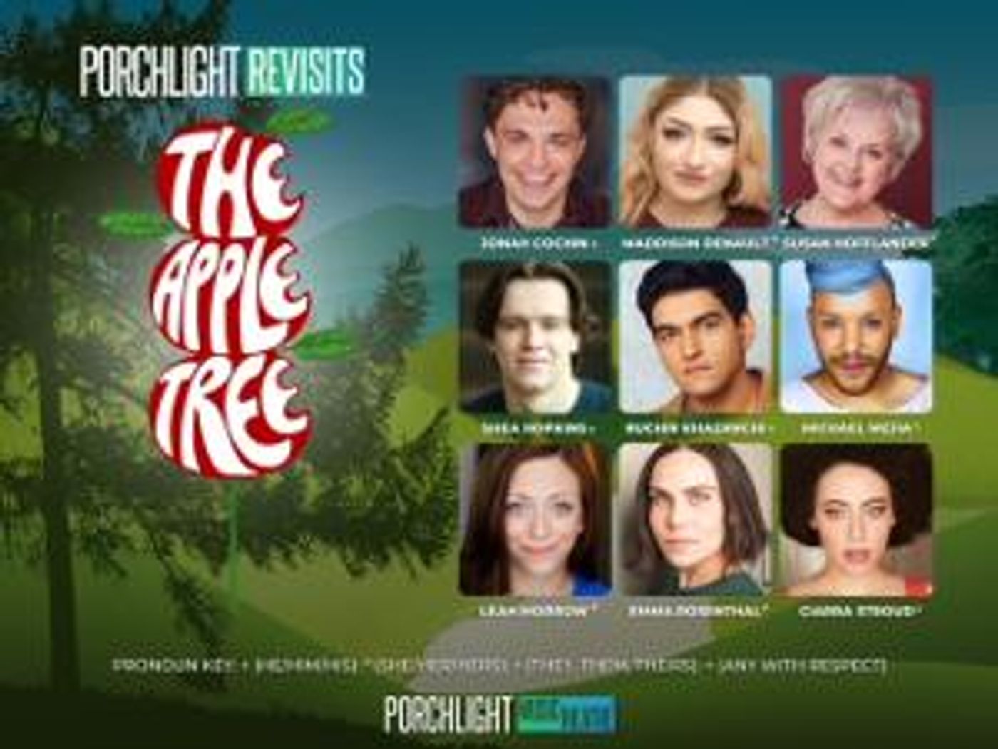 Cast and Creative Team Announced For Porchlight Music Theatre's THE APPLE TREE  Image