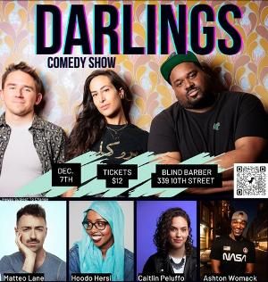 DARLINGS COMEDY SHOW to Play Blind Barber in December  Image